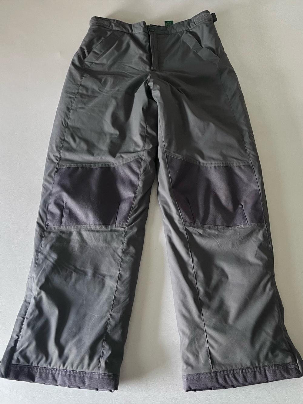 L.L. Bean Gray Cold Buster Snow Pants Kids Unisex Size 14